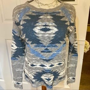 VintageTriple Five Soul Aztec Pattern Sweater